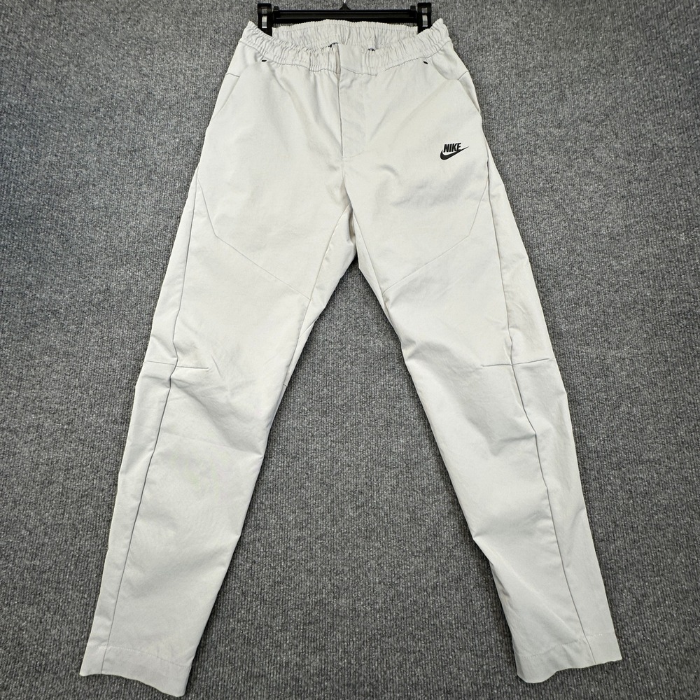 Nike Sportswear Tech‎ Commuter Pants Mens Small Gray Tapered Drawstring Jogger